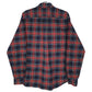 Mens Black Eddie Bauer Flannel  Shirt