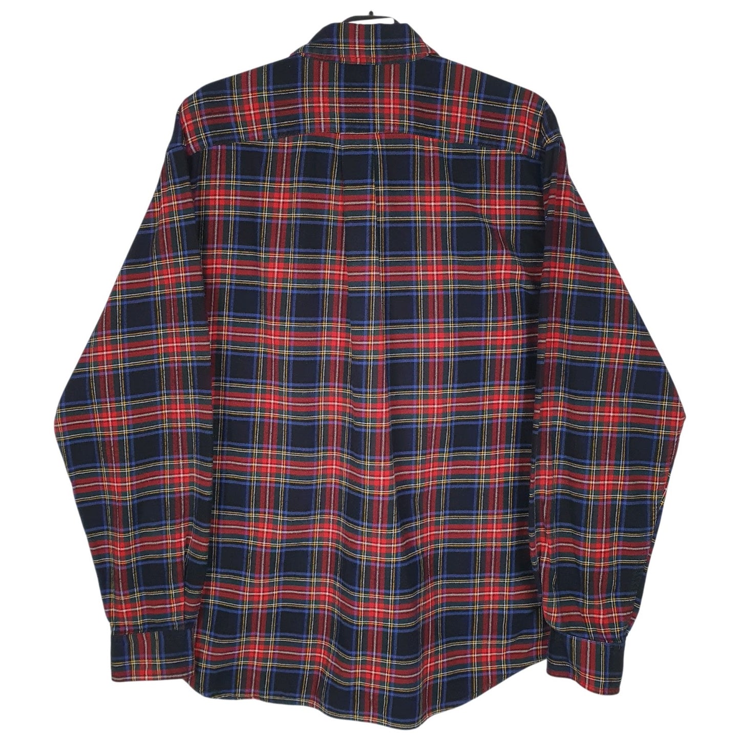 Mens Black Eddie Bauer Flannel  Shirt