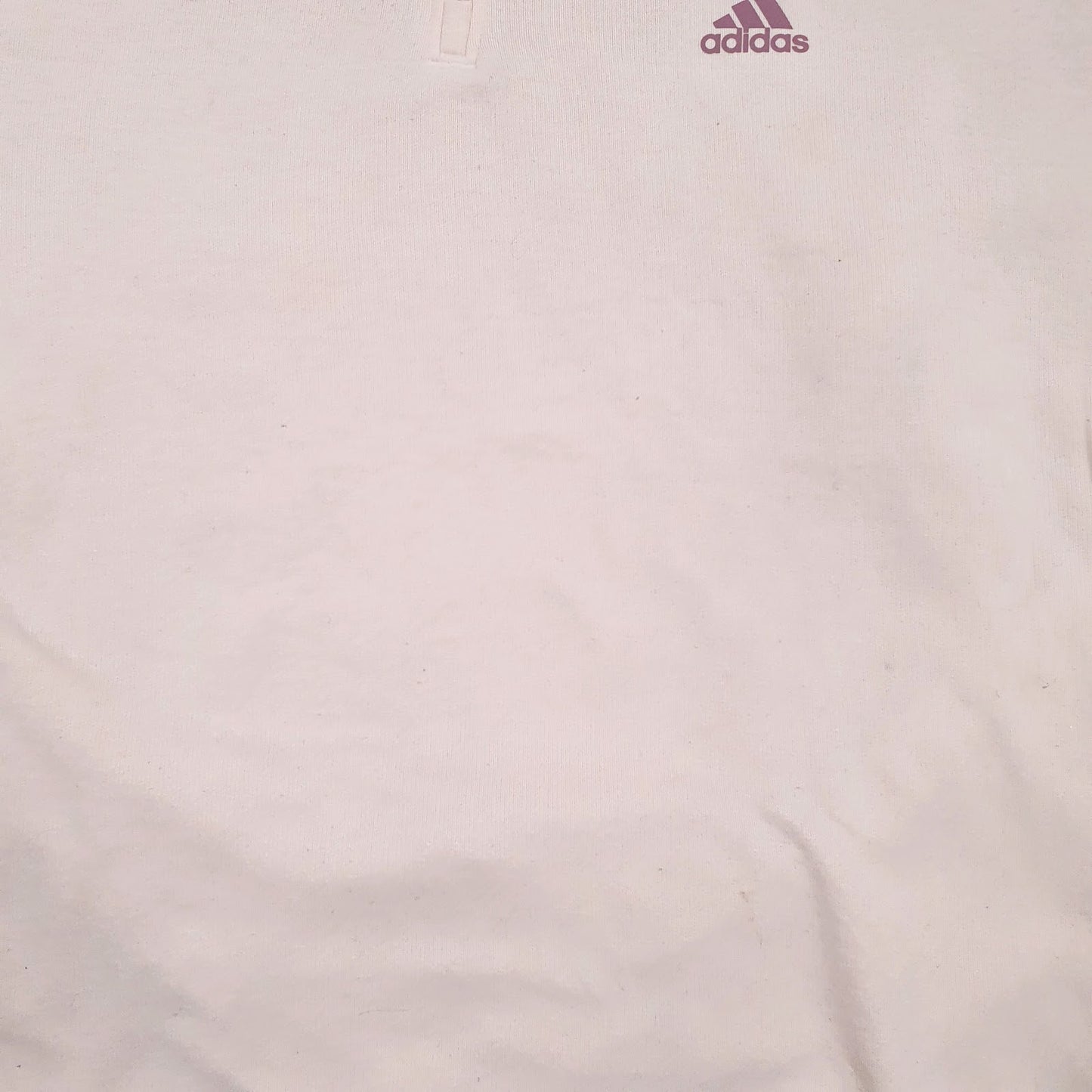 Womens Pink Adidas  Quarter Zip Jumper