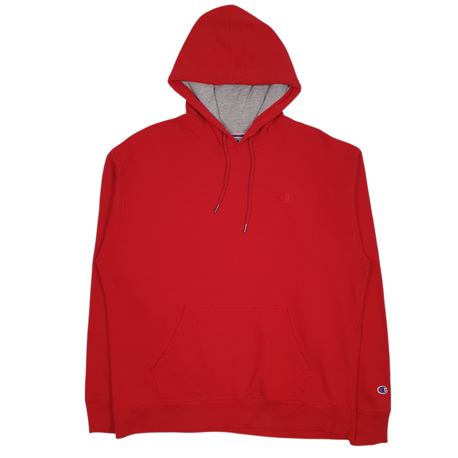 Mens Red Champion  Hoodie Jumper
