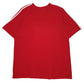 Mens Red Adidas   T Shirt