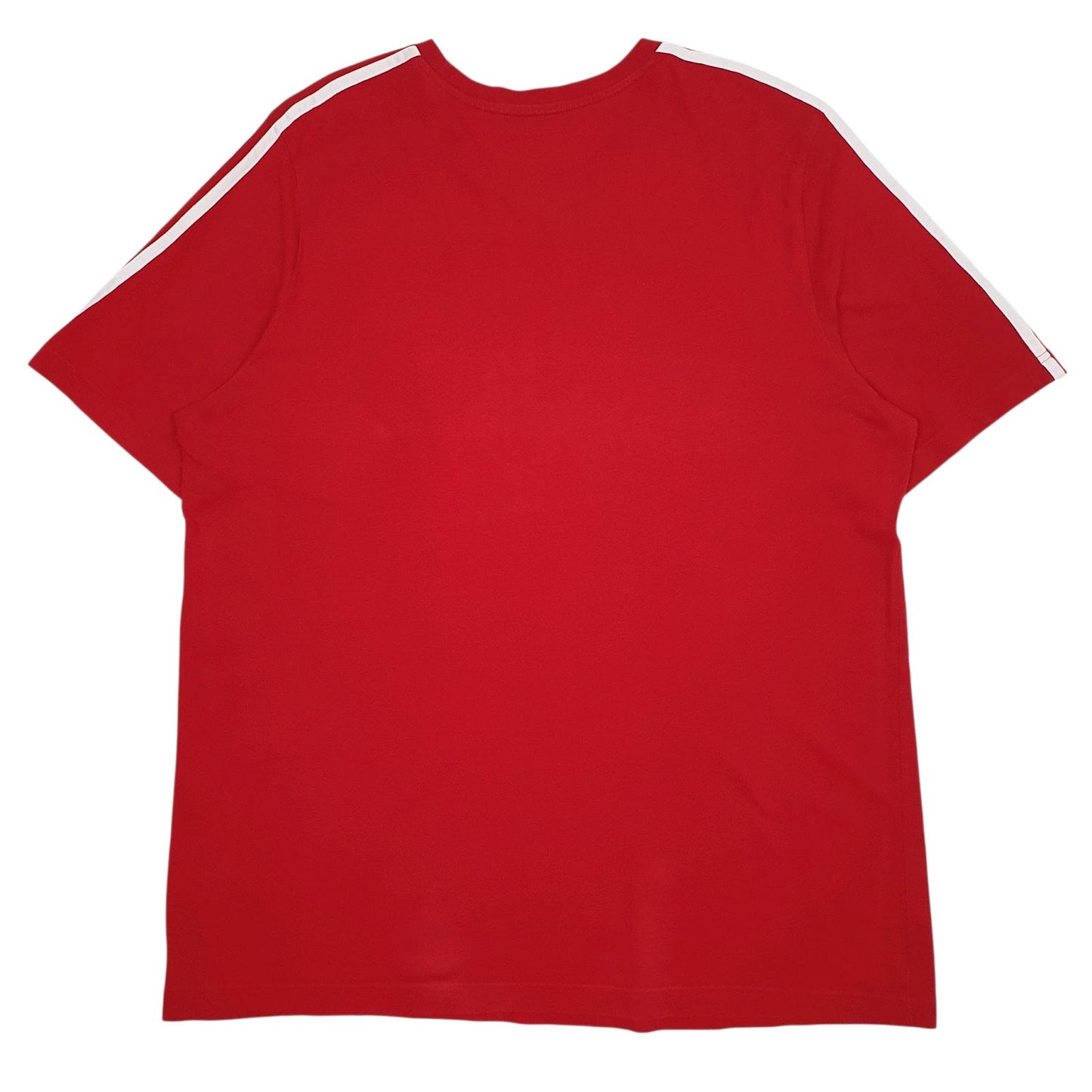 Mens Red Adidas   T Shirt