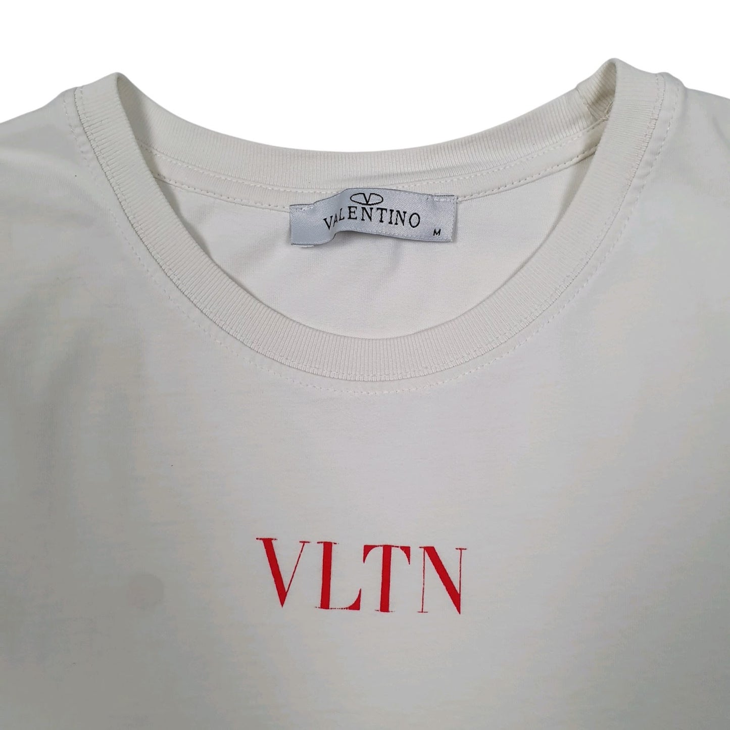 Mens White Valentino   T Shirt