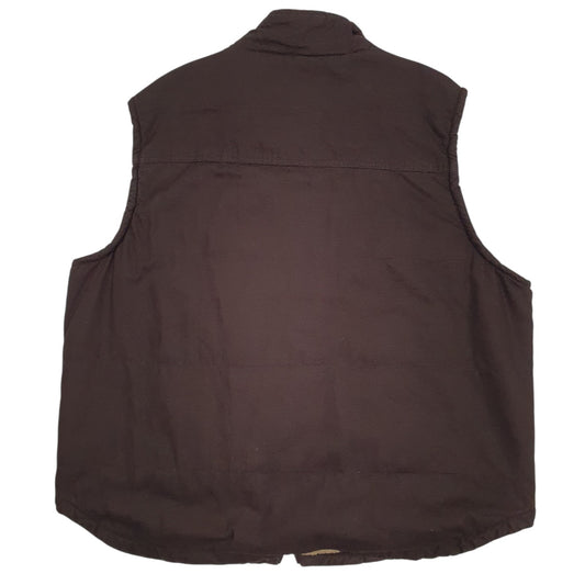 Mens Brown Lee Padded Sherpa Lined  Coat