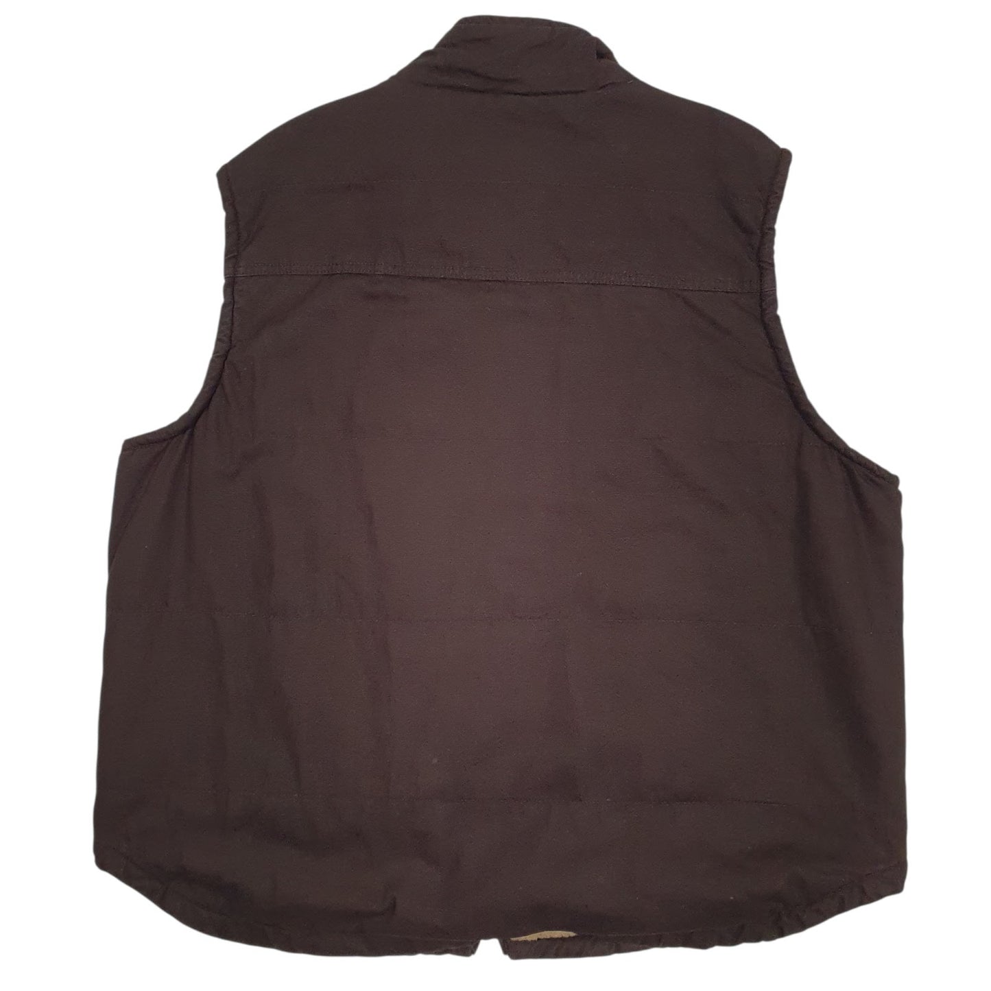 Mens Brown Lee Padded Sherpa Lined  Coat