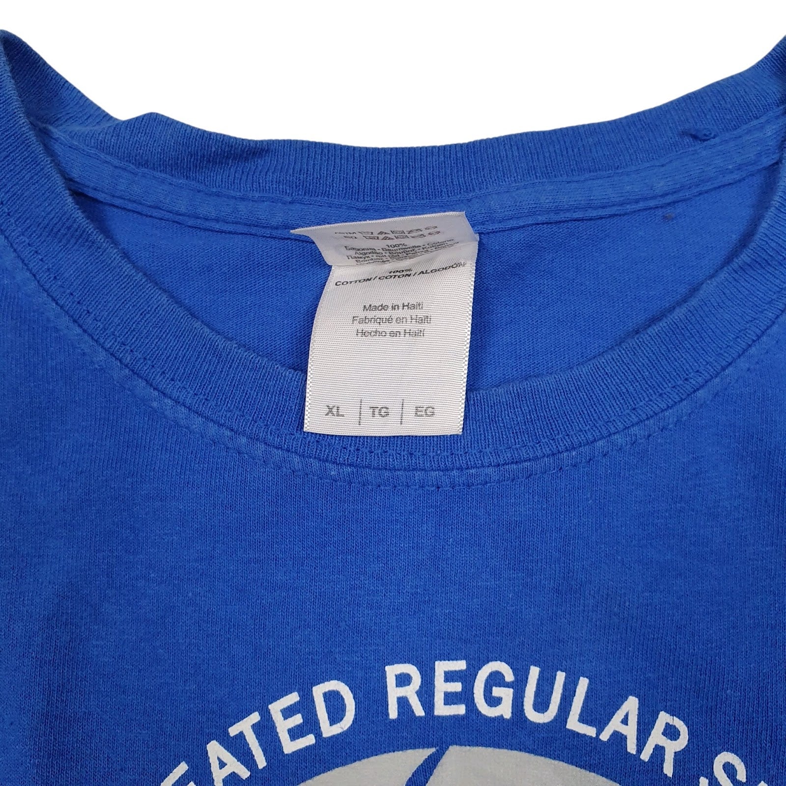 Mens Blue Gildan USA College Basketball  T Shirt