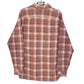 Mens Red Friendship Vintage Flannel  Shirt