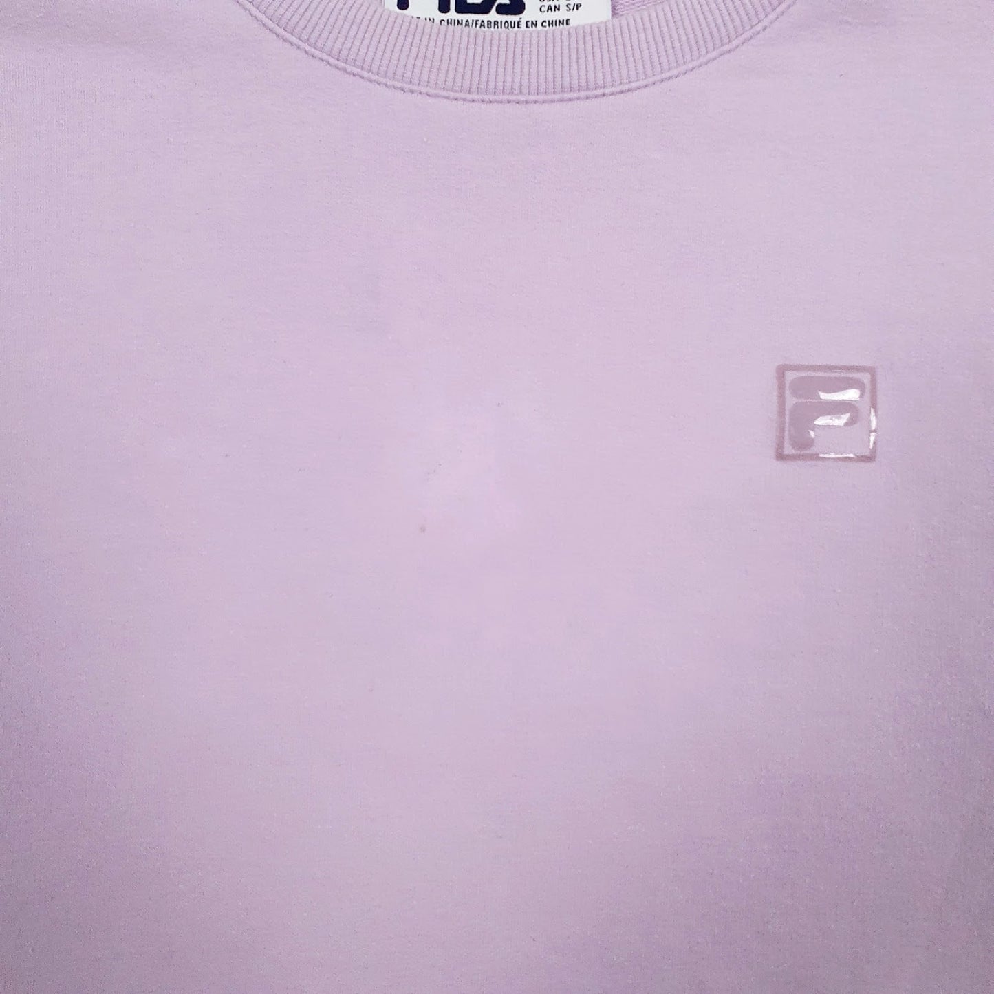 Womens Purple Fila  Crewneck Jumper