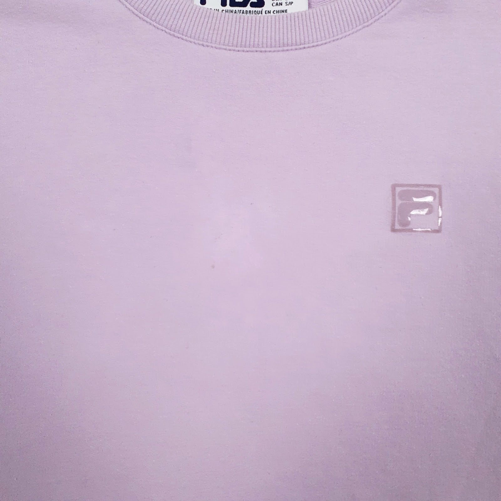 Womens Purple Fila  Crewneck Jumper