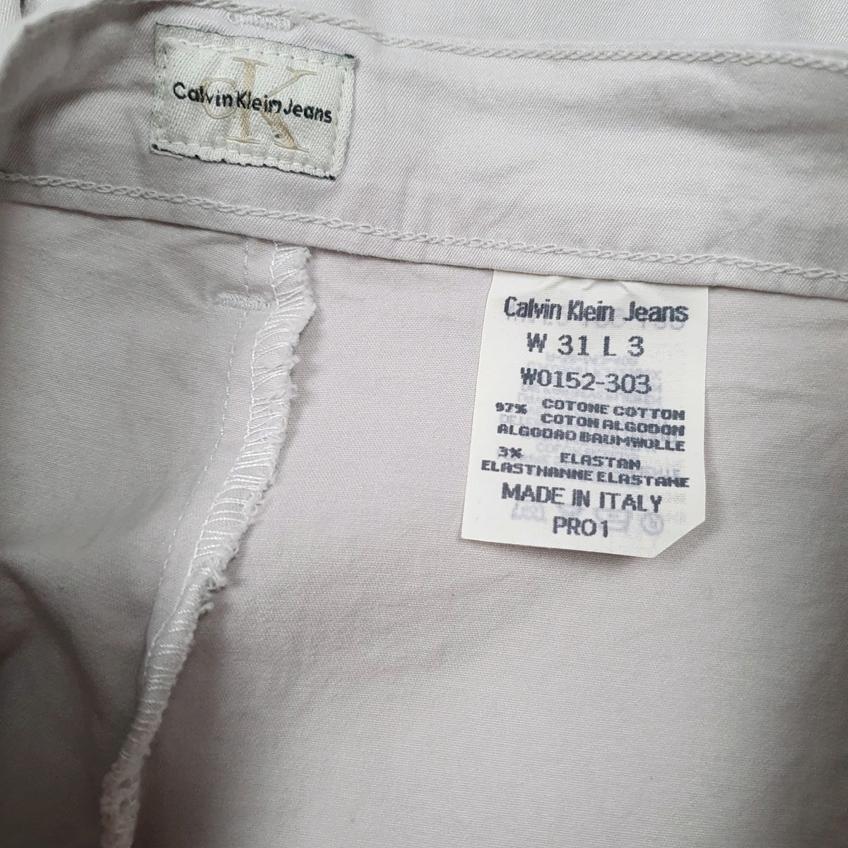 Womens Grey Calvin Klein Vintage  Trousers