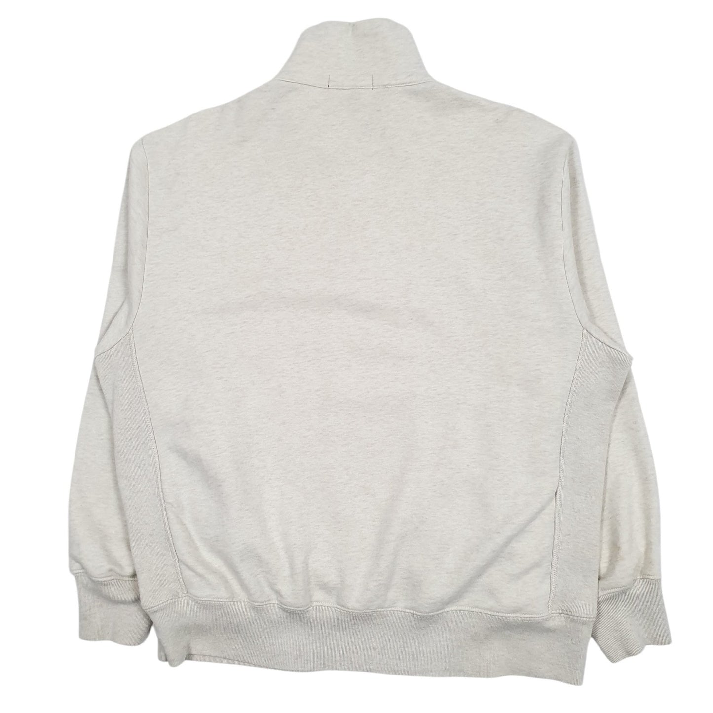 Mens Beige Nautica  Quarter Zip Jumper