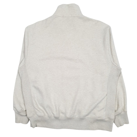 Mens Beige Nautica  Quarter Zip Jumper