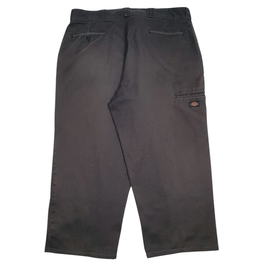 Mens Grey Dickies Workwear Double Knees  Trousers