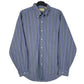 Mens Blue L.L.Bean Vintage 90s Long Sleeve Shirt
