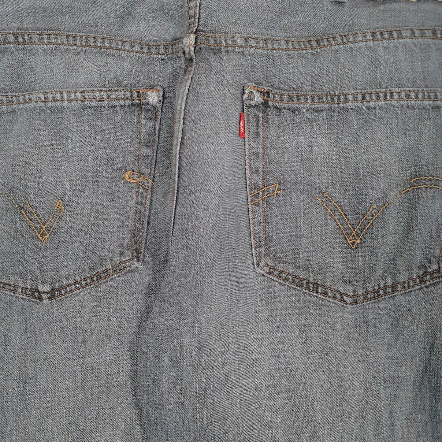 Mens Grey Levis   Jeans