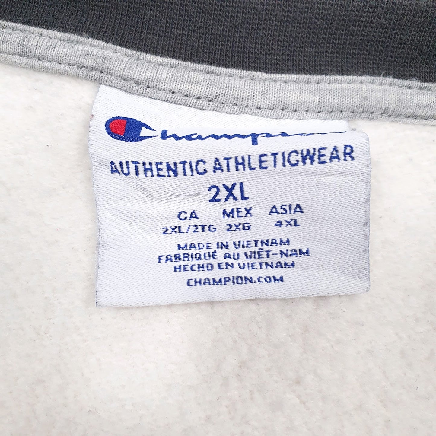 Mens Grey Champion Lightweight Crewneck Jumper