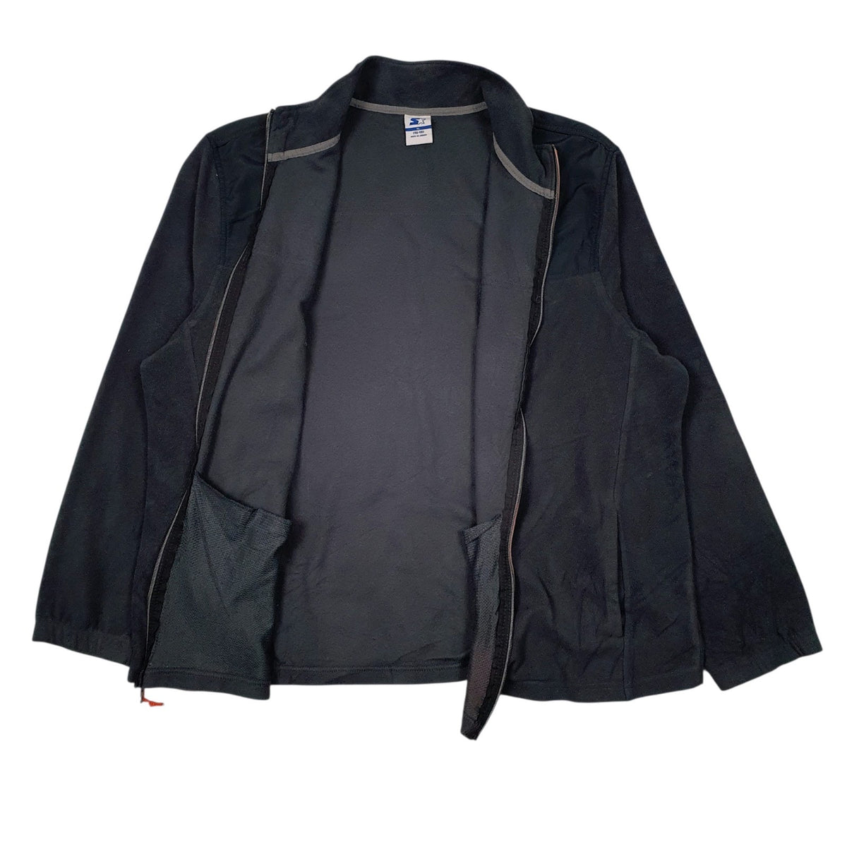 Mens Grey Starter  Full Zip Jumper