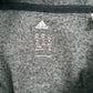 Mens Grey Adidas Spellout Hoodie Jumper