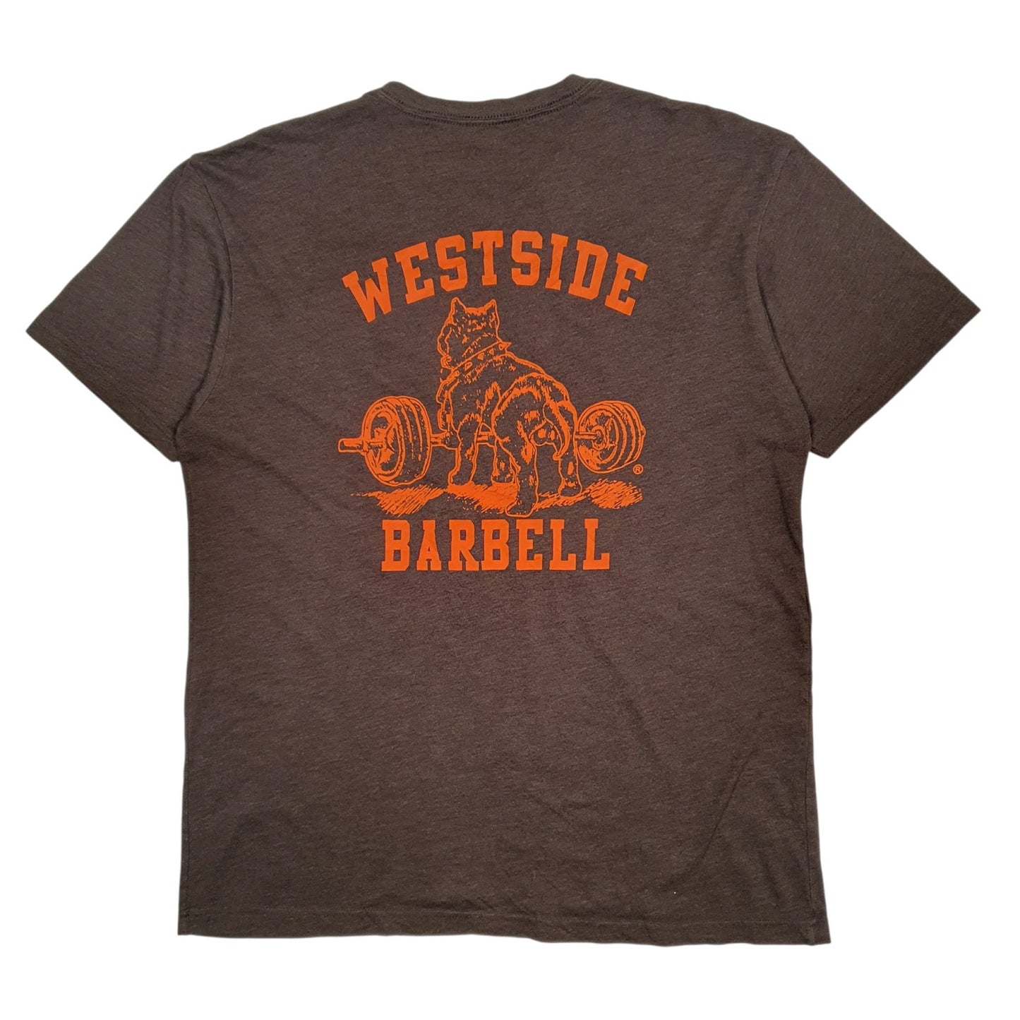 Mens Brown Weak Things Break Westside Barbell  T Shirt