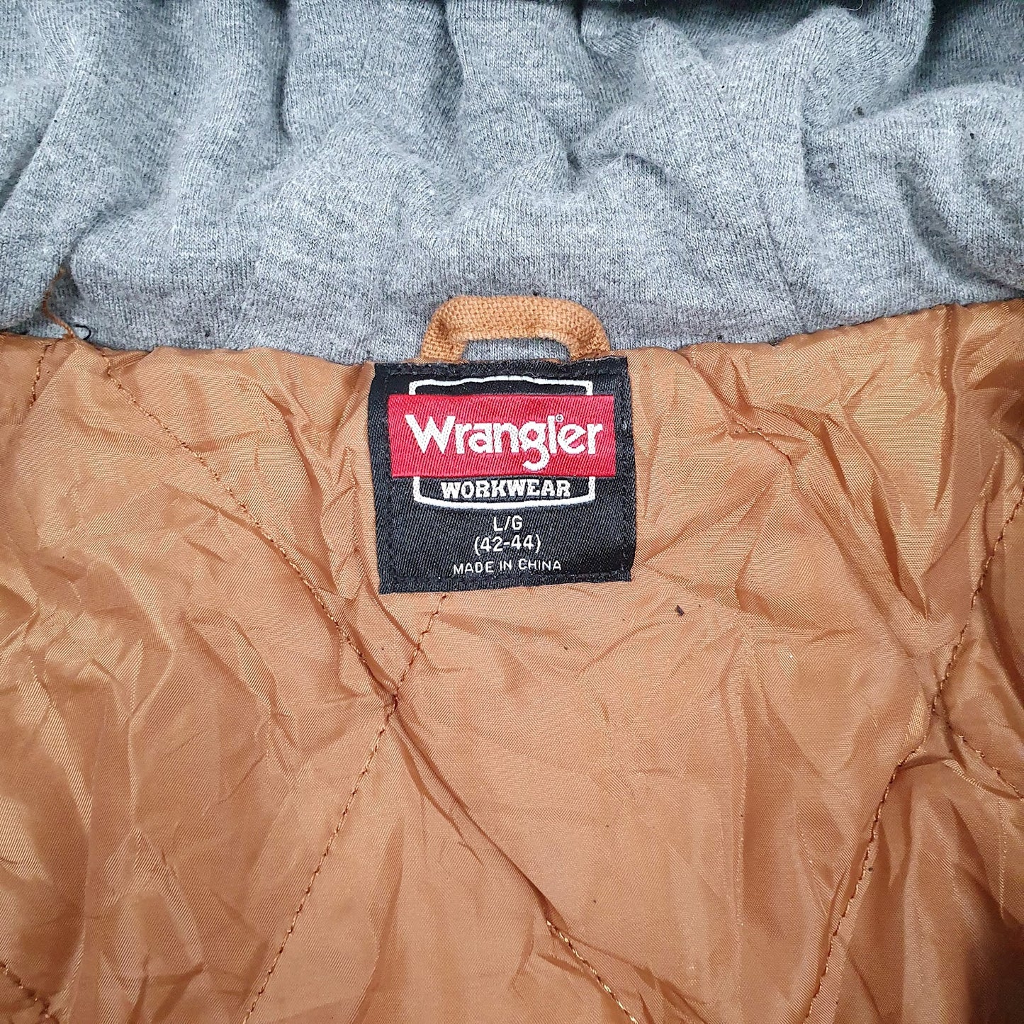 Mens Brown Wrangler Padded  Coat