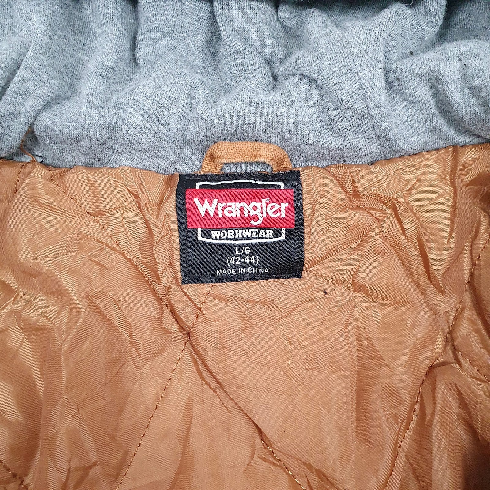 Mens Brown Wrangler Padded  Coat
