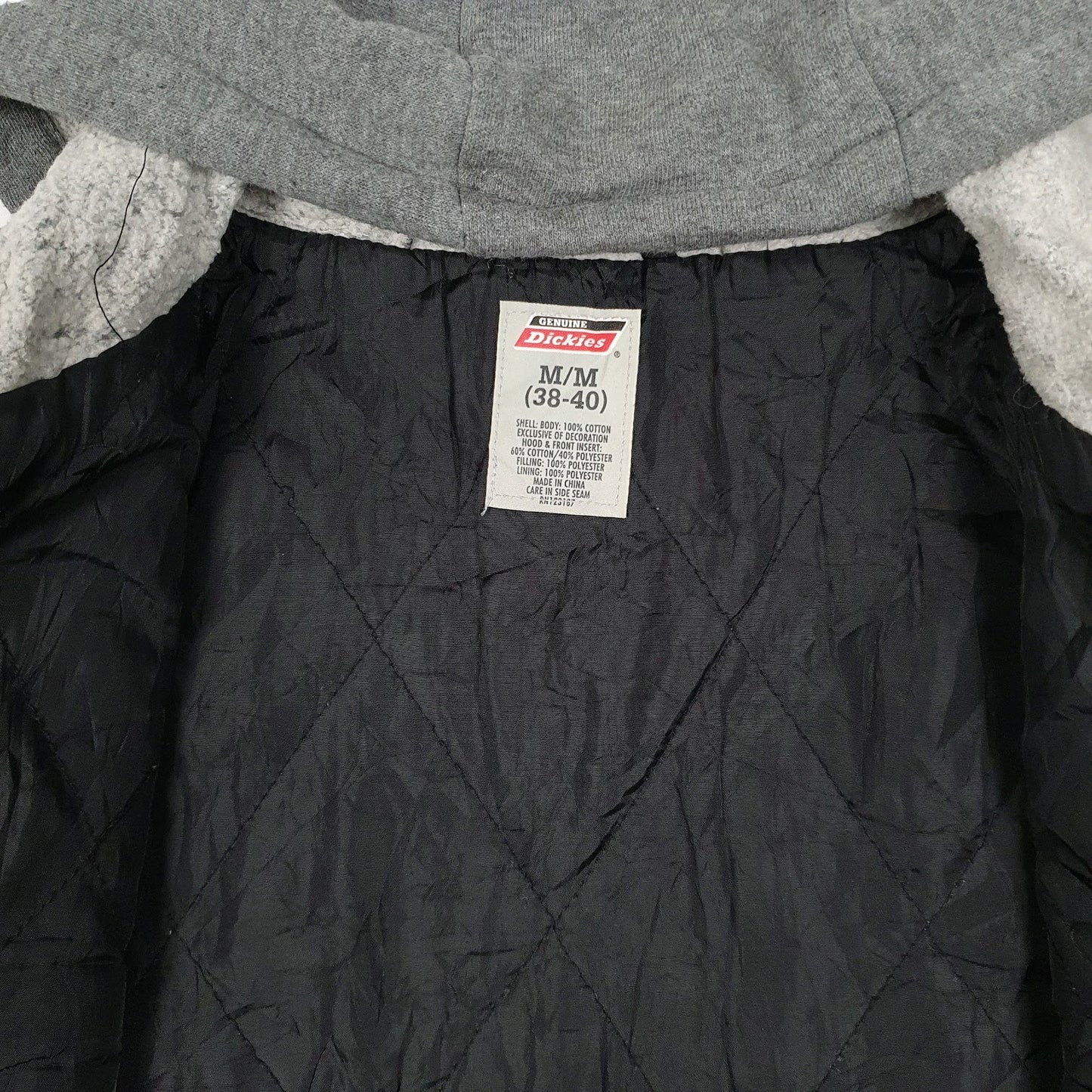 Mens Black Dickies Chore Hoodie  Coat