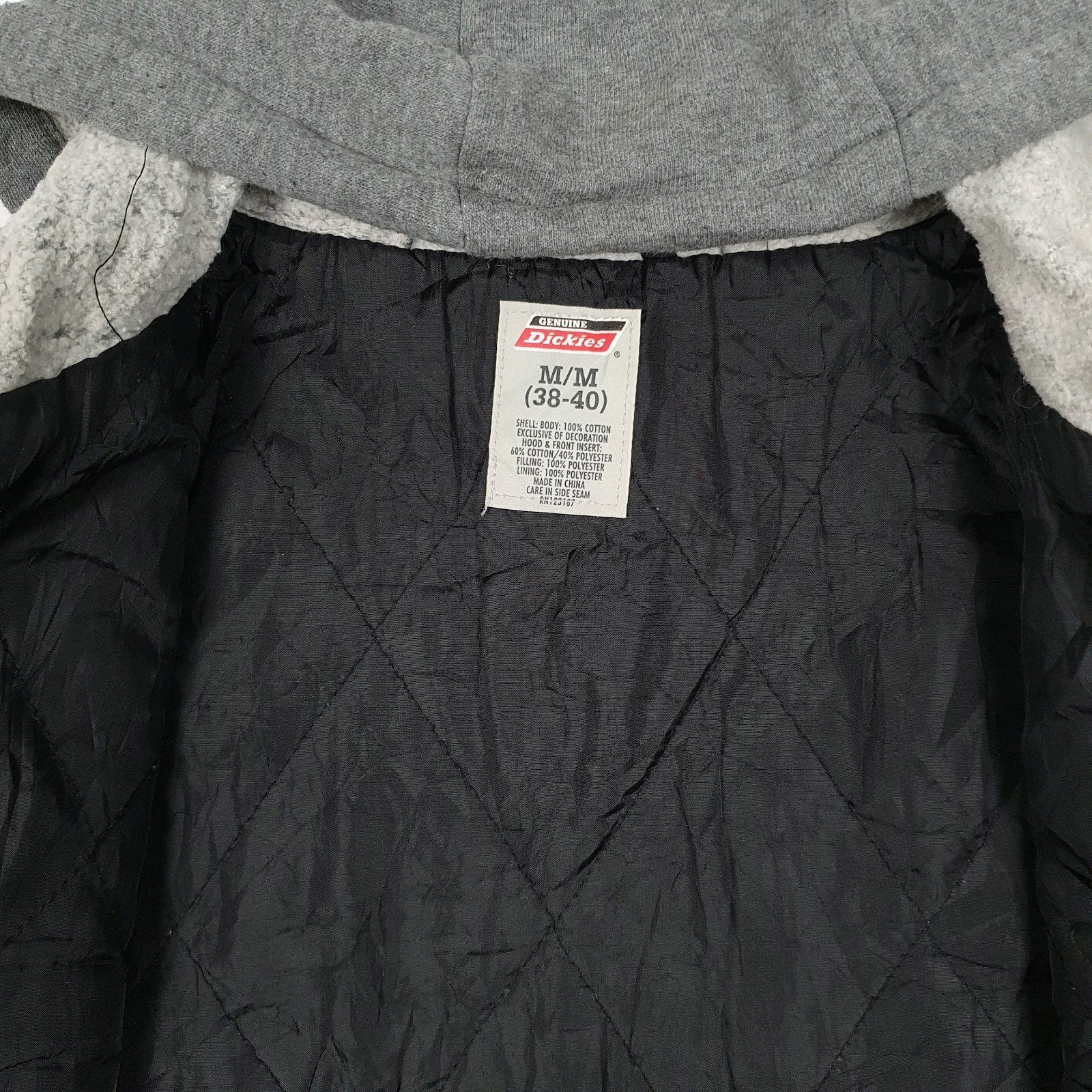 Mens Black Dickies Chore Hoodie  Coat