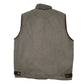 Mens Grey Wrangler Workwear Sherpa Lined Corduroy  Coat