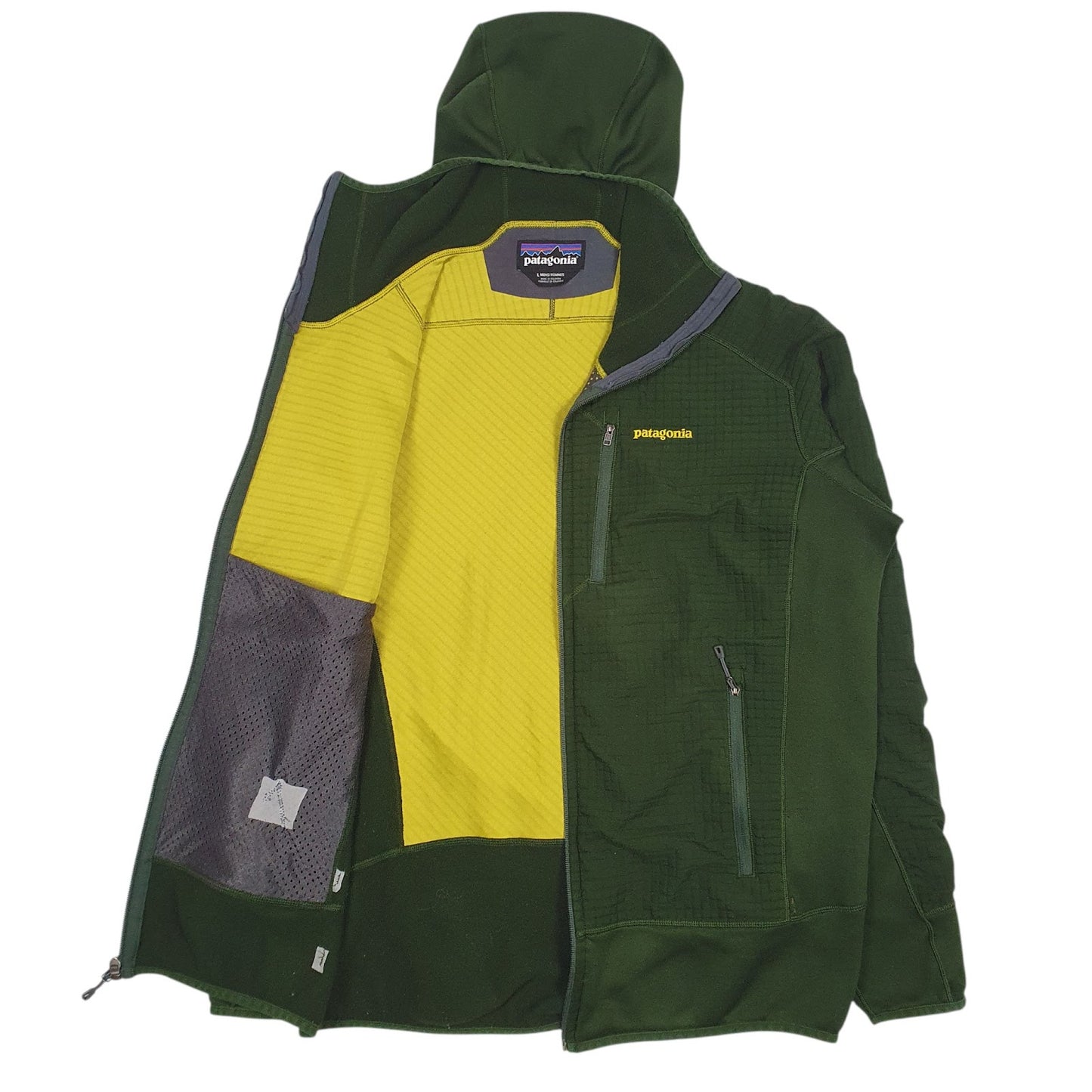 Mens Green Patagonia  Full Zip Jumper
