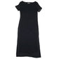 Womens Black Esisto Concept Occasion Evening Short Sleeve Dress