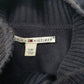 Womens Navy Tommy Hilfiger Button Up Quarter Zip Jumper