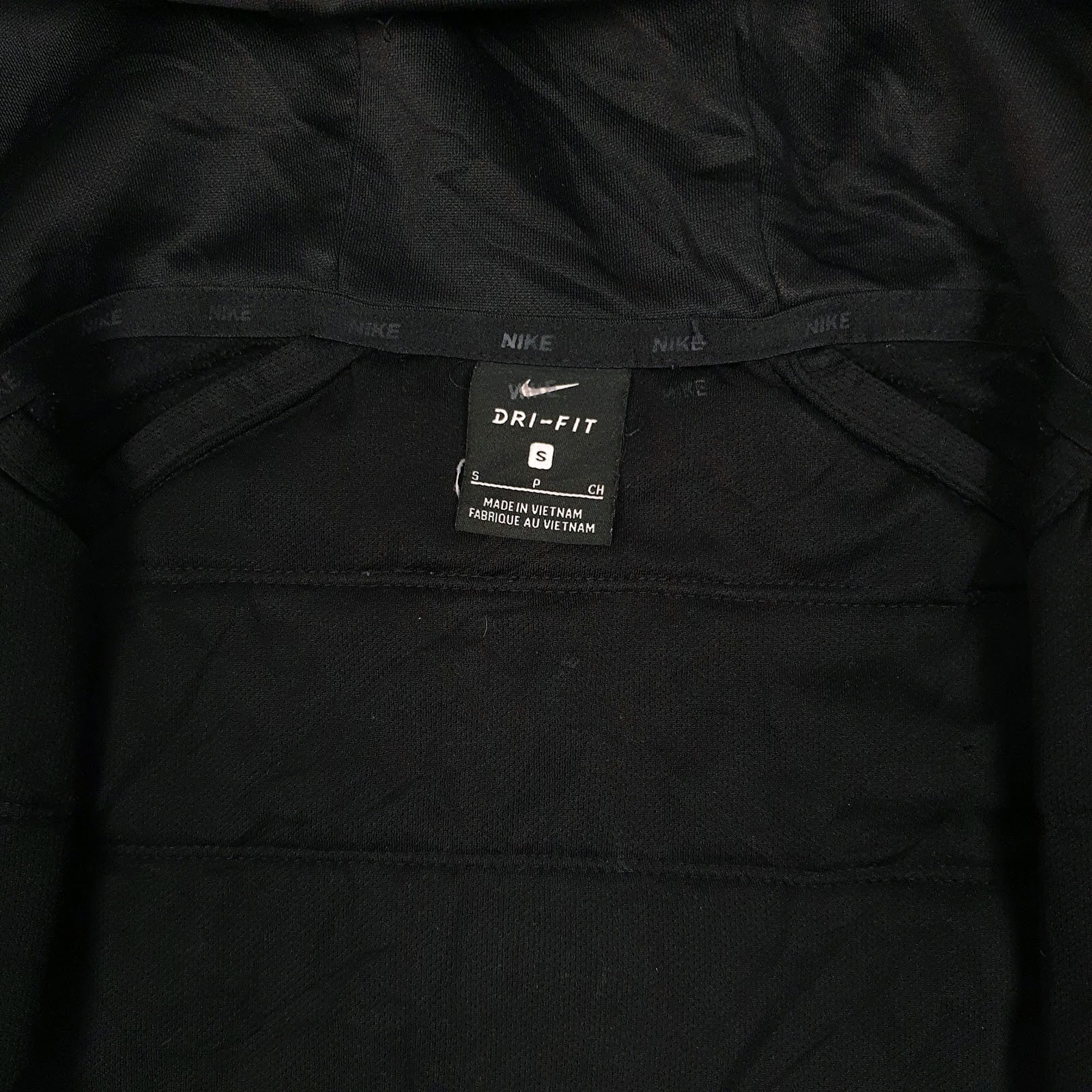 Mens Black Nike Dri Fit Puffer Softshell  Coat