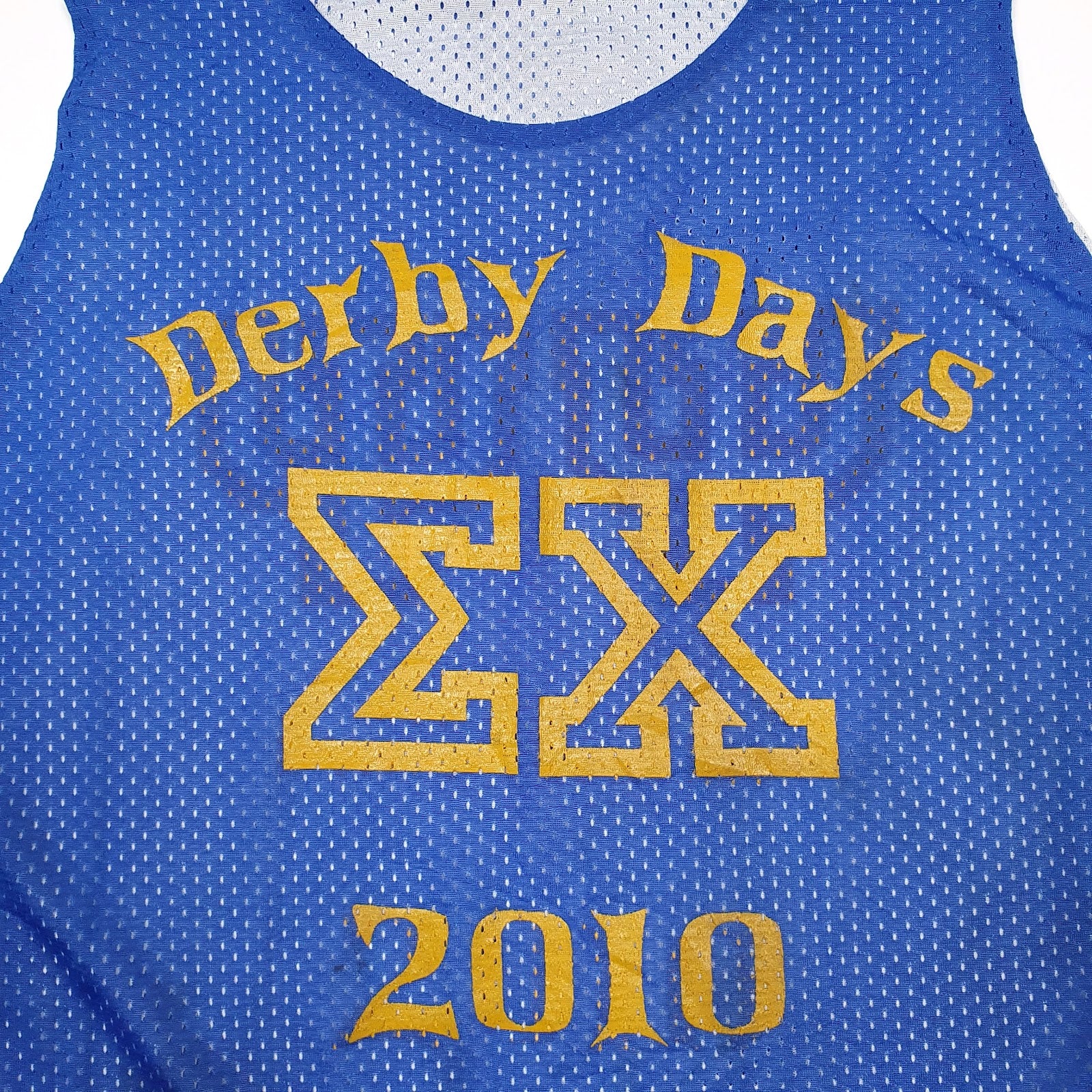 Mens Blue Unbranded Derby Days Vest  T Shirt