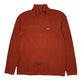 Mens Orange Patagonia Micro D Quarter Zip Jumper