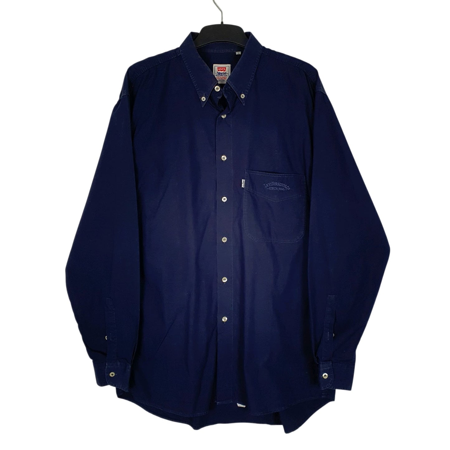 Mens Navy Levis  Long Sleeve Shirt
