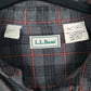 Mens Grey L.L.Bean Flannel  Shirt