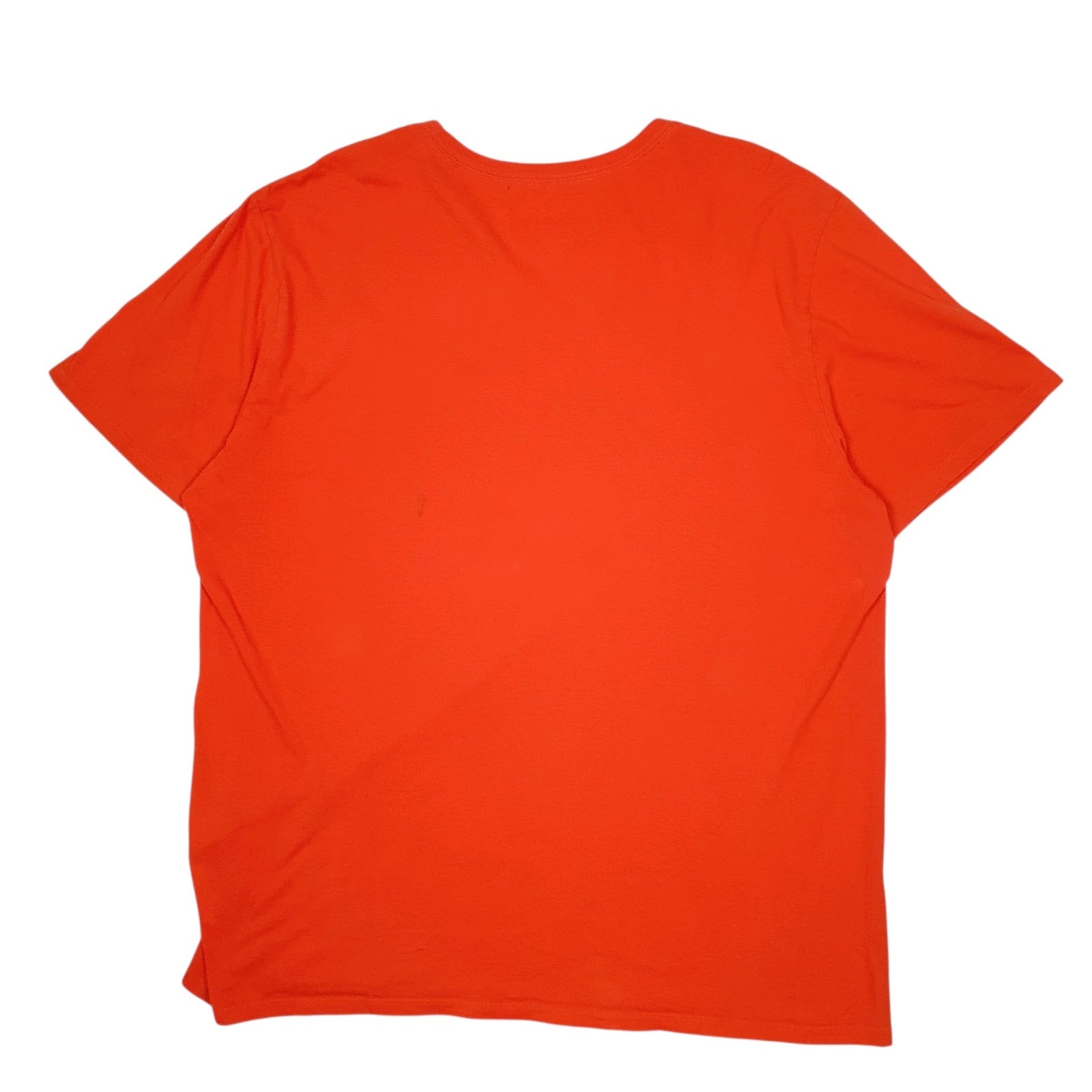 Mens Orange Nike  V Neck T Shirt