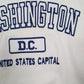 Mens White ANWA Washington DC Capitol Crewneck Jumper
