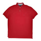 Mens Red Tommy Hilfiger  Short Sleeve Polo Shirt