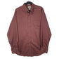 Mens Burgundy L.L.Bean  Long Sleeve Shirt