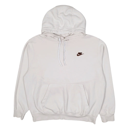 Mens White Nike  Hoodie Jumper
