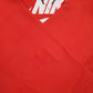 Mens Red Nike Spellout Hoodie Jumper