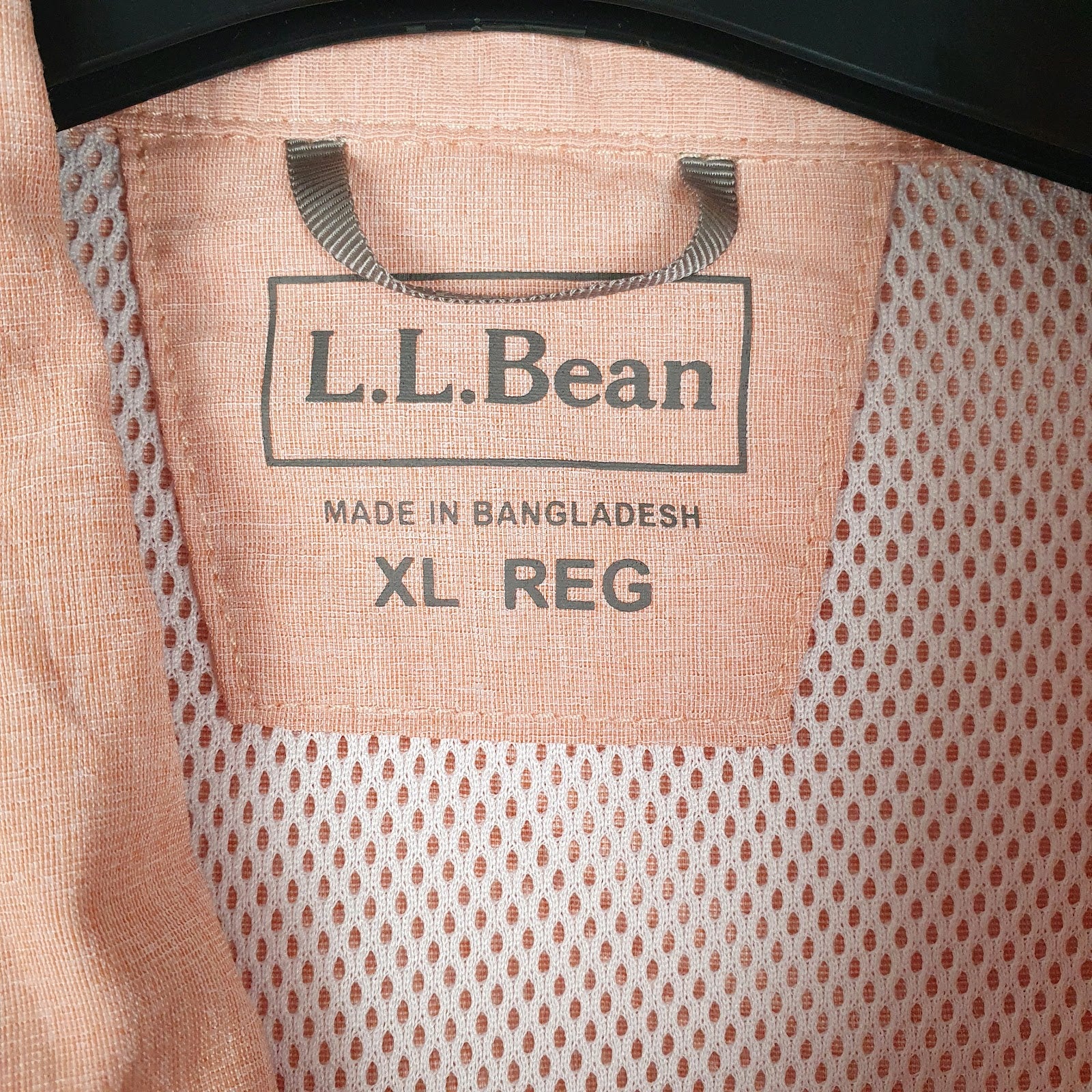Mens Pink L.L.Bean   Shirt