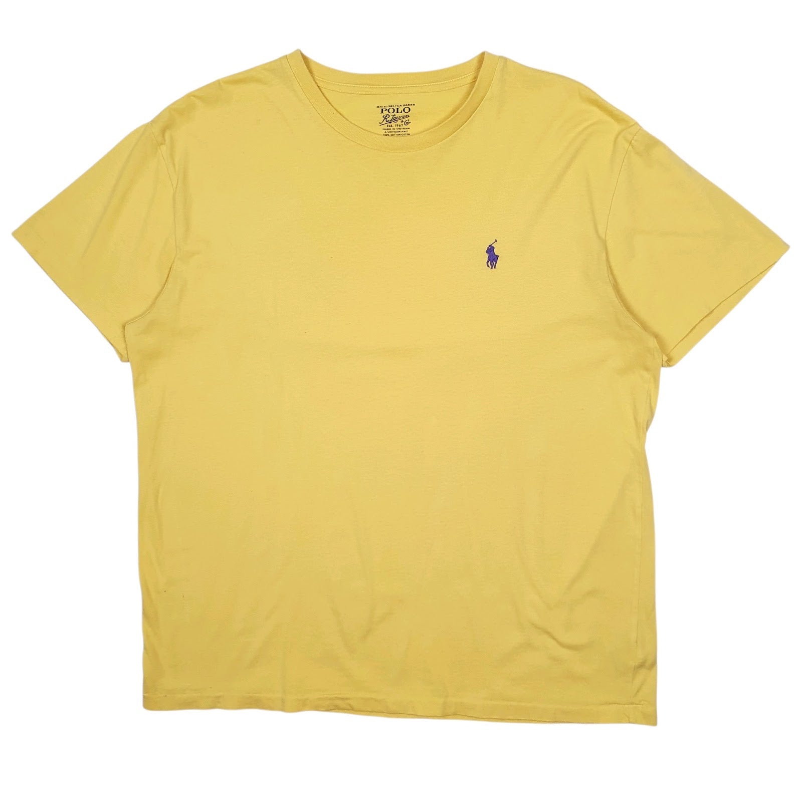 Mens Yellow Polo Ralph Lauren  Short Sleeve T Shirt