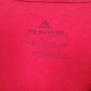 Mens Red Adidas Spellout  T Shirt
