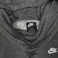 Womens Grey Nike Turtle Neck Hoodie Jumper