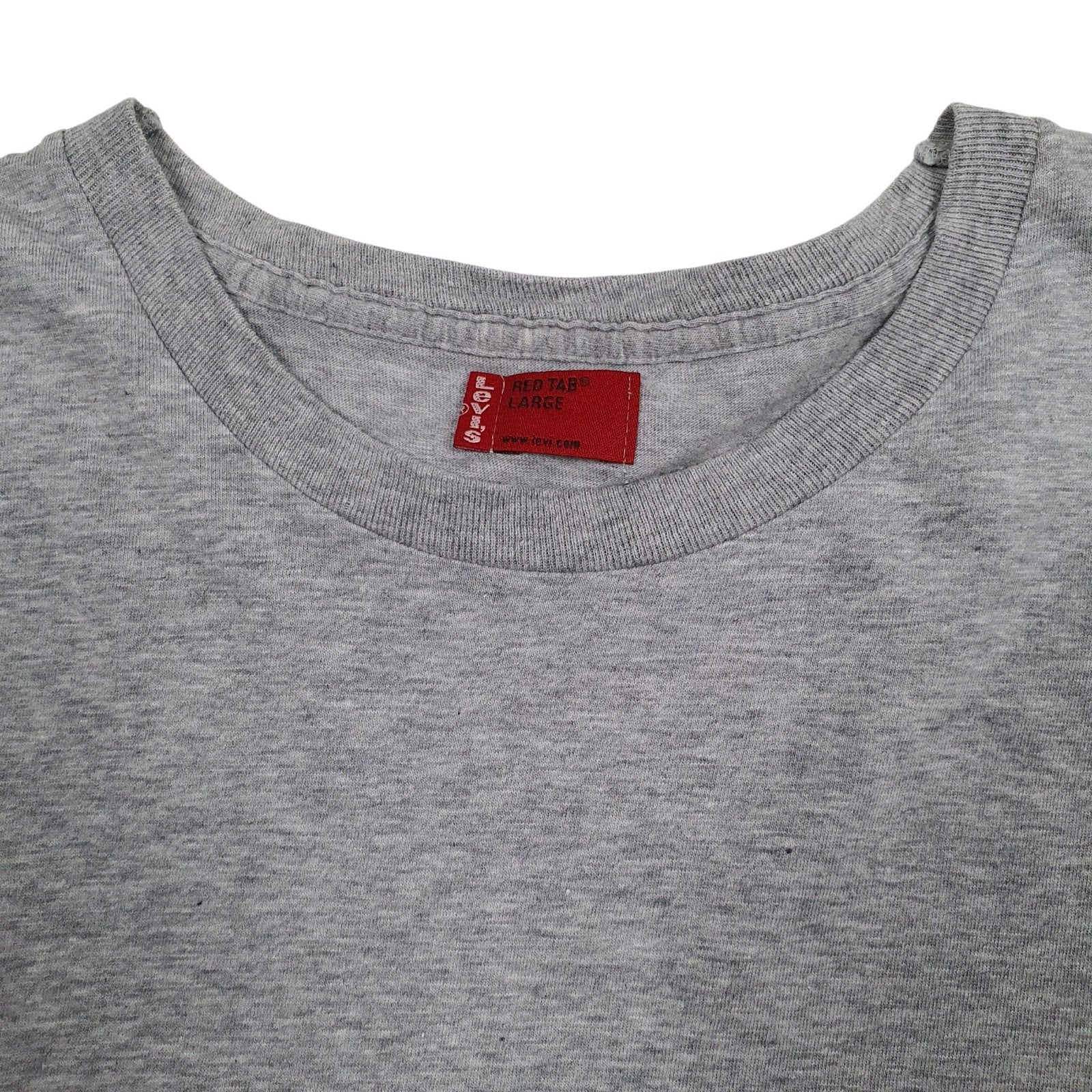 Mens Grey Levis   T Shirt