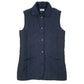 Womens Blue Damart Padded Button Up  Coat