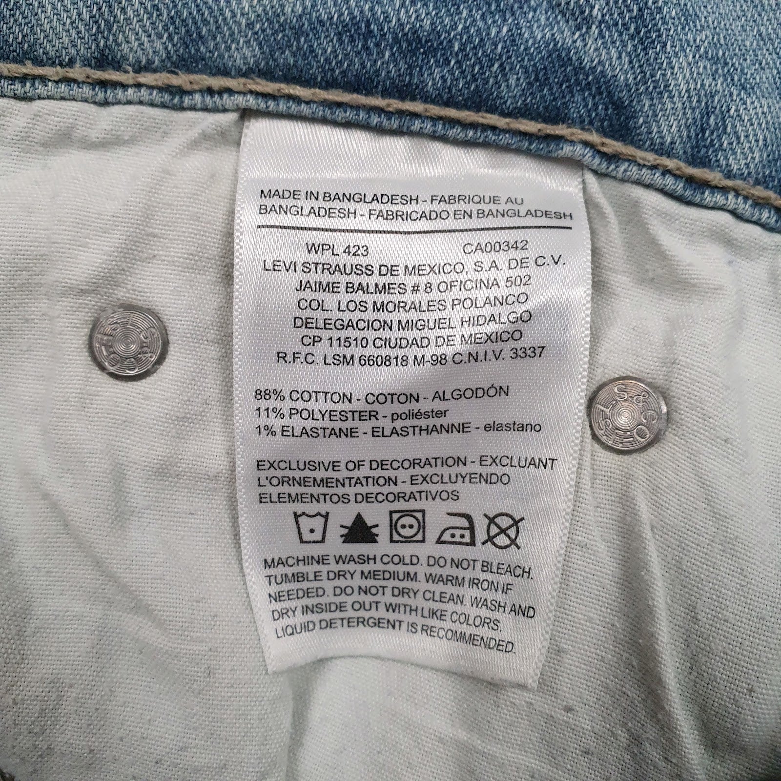 Mens Blue Levis   Jeans