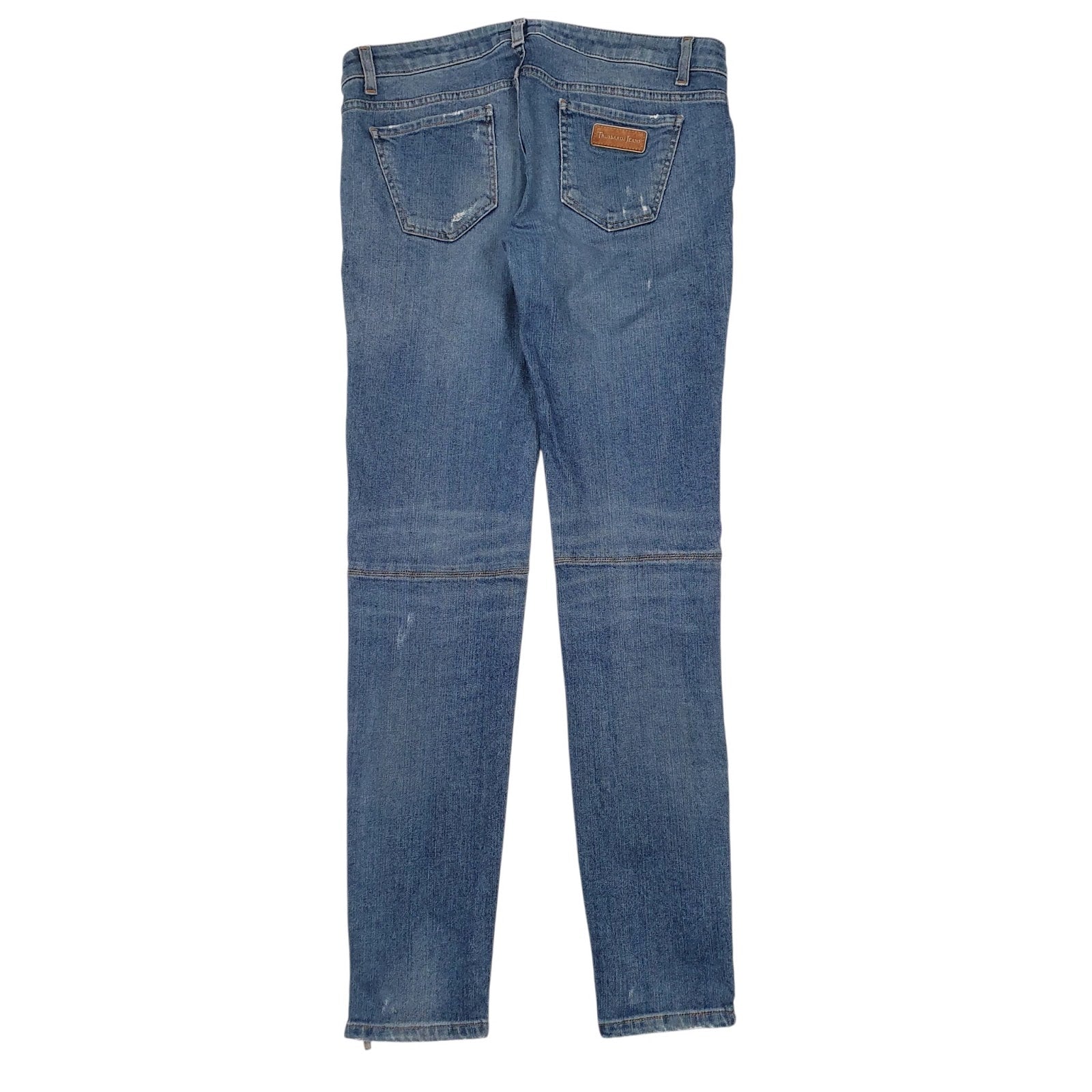 Womens Blue Trussardi Jeans Distressed  Jeans